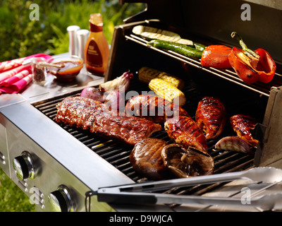 Summer BBQ Stock Photo