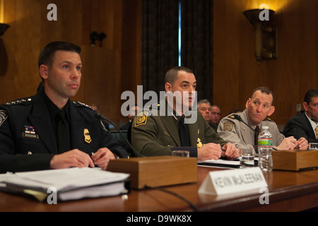 U.S. Customs and Border Protection Testimony at Hearing on Border Security. Stock Photo