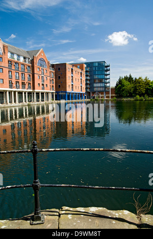 Atlantic Wharf, Cardiff Bay, Cardiff, Wales, UK. Stock Photo