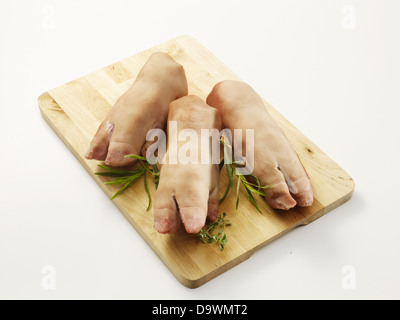raw pig feet Stock Photo - Alamy