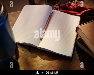 open notebook Stock Photo