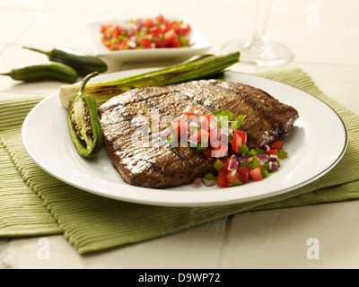 flank steak in scene Stock Photo