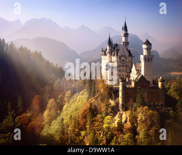 DE - BAVARIA: Neuschwanstein Castle Stock Photo