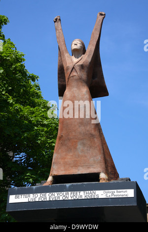 Spanish Civil War statue Glasgow Stock Photo