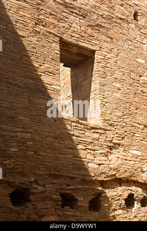 Chaco Canyon Pueblo Bonito digital reconstruction Stock Photo - Alamy