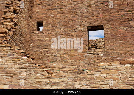 Chaco Canyon Pueblo Bonito digital reconstruction Stock Photo - Alamy