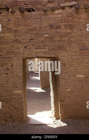 Chaco Canyon Pueblo Bonito digital reconstruction Stock Photo - Alamy
