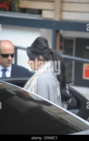 London, UK. 27th June 2013. Katie Price talks about about her autobiography on  Loose Women ITV studios London 27 June 2013 Credit:  JOHNNY ARMSTEAD/Alamy Live News Stock Photo