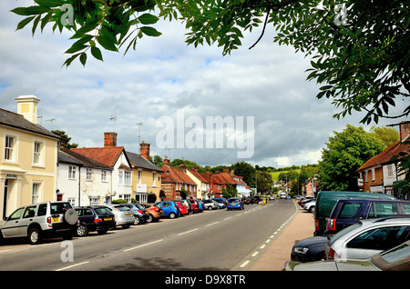 High street in Stockbridge Hampshire Stock Photo