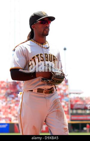 Pittsburgh Pirates outfielder Andrew McCutchen (22) during game against the  New York Mets at Citi Field in Queens, New York; May 12, 2013. Pirates  defeated Mets 3-2. (AP Photo/Tomasso DeRosa Stock Photo - Alamy