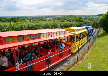 Hill train at Legoland Windsor Resort, Windsor, Berkshire, England, United Kingdom Stock Photo