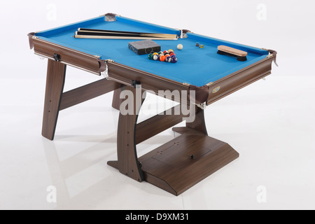 Pool and Snooker tables Stock Photo