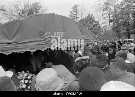 Dahmer, funeral, January 1966 Stock Photo