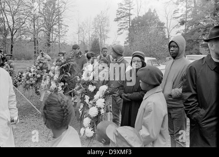 Dahmer, funeral, January 1966 Stock Photo