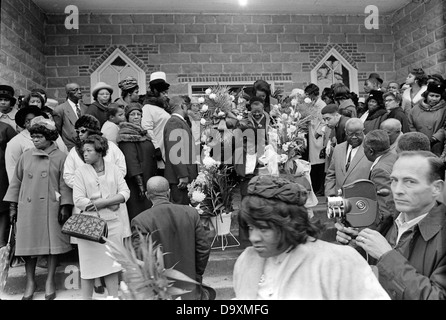 Dahmer, funeral, January 1966 Stock Photo