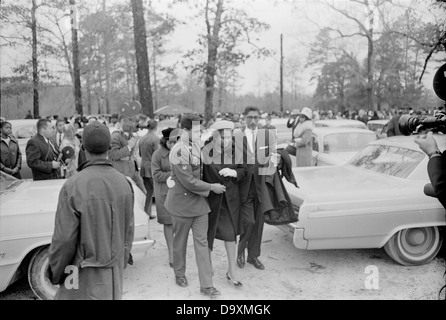 Dahmer, funeral, January 1966 Stock Photo