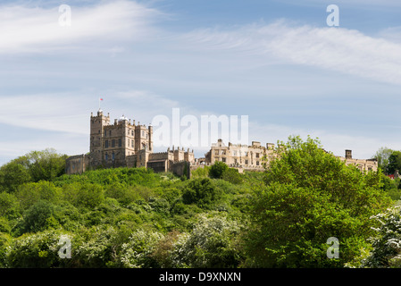 Historic building of Bolsover Castle in Derbyshire built in the 12th Century by the Peverel family Stock Photo