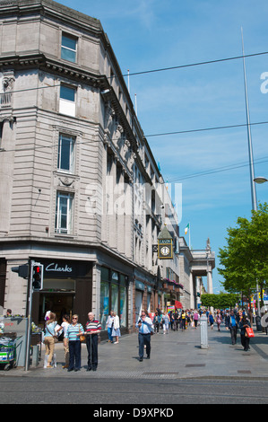 O'Connell street central Dublin Ireland Europe Stock Photo