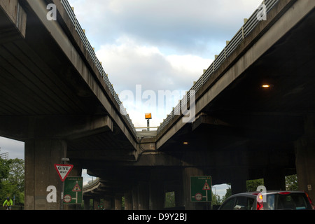 M4 motorway near London Stock Photo