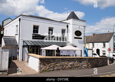The Lounge Bar Chepstow a small town in Monmouthshire Wales UK Stock Photo