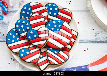 Patriotic cookies Stock Photo
