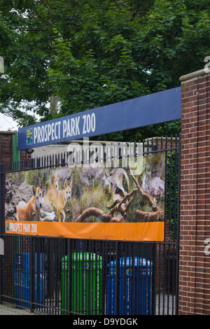 Prospect park zoo entrance Stock Photo