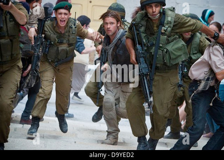 WORLD WAR Z 2013 Paramount Pictures film with Brad Pitt Stock Photo