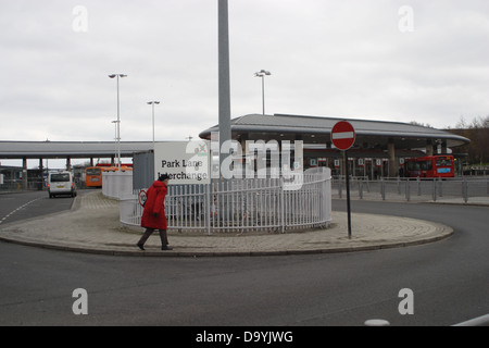 Park lane bus station interchange, sunderland, tyne and wear, england Stock Photo