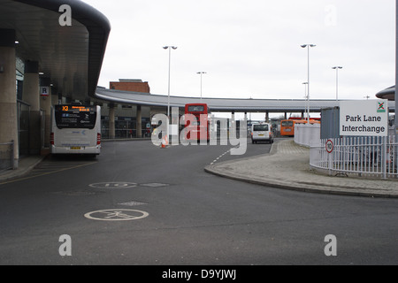 Park lane bus station interchange, sunderland, tyne and wear, england Stock Photo