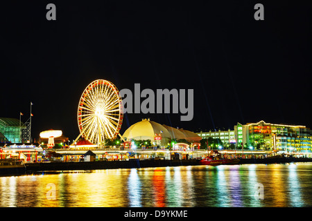 Navy Pier on May 18, 2013 in Chicago, IL Stock Photo