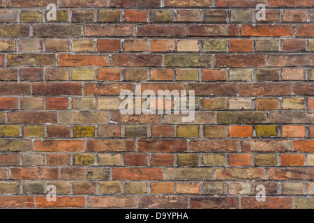 Colorful brick wall Stock Photo