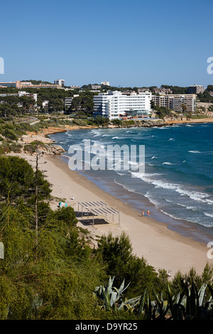playa llarga and cap de salou waterfront properties on the costa dorada catalonia spain Stock Photo