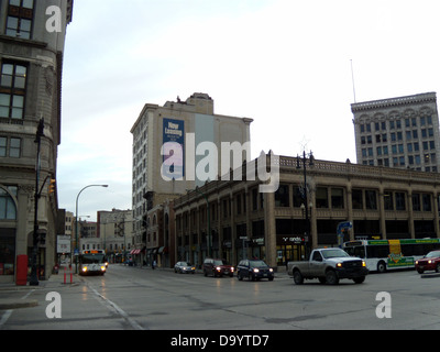 The Curry Building on Portage Ave, Winnipeg MB Stock Photo