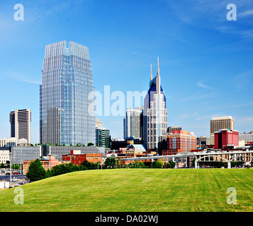 Nashville, Tennessee cityscape in the day. Stock Photo