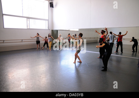 BARCELONA - MAR 3: Actors play Commedia dell'arte on March 3, 2011 in Barcelona, Spain. Stock Photo