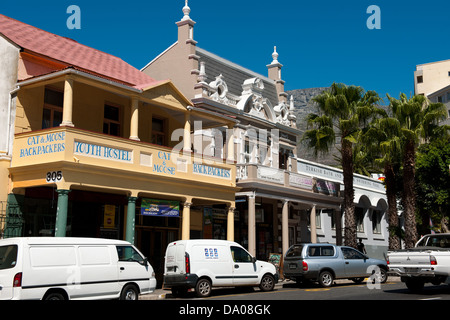 Backpackers hostel, Long Street, Cape Town, South Africa Stock Photo