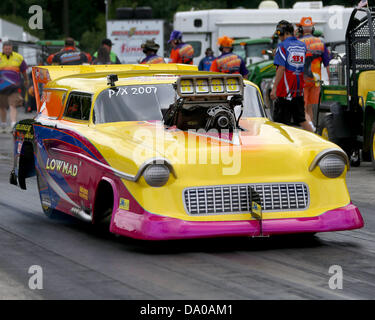 June 29, 2013 - Martin, MI, United States of America - Joey Martin #2007 (Pro Extreme) leaves the line during qualifying at the US 131 Motorsports Park on June 29, 2013 in Martin, Mich. Tom Turrill/CSM Stock Photo