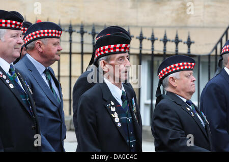 Glasgow, UK. 29th June, 2013. Armed forces day. Members of the armed forces parade through Glasgow city centre. Alamy Live News