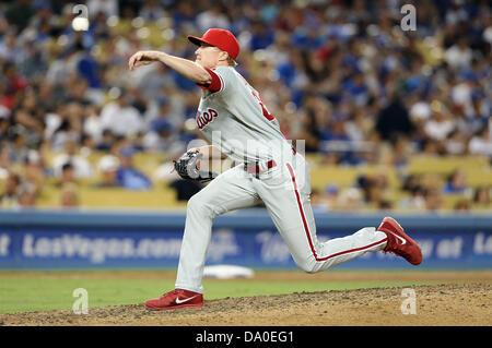 Los Angeles, California, USA. 29th June, 2013. June 29, 2013 Los Angeles, California: during the Major League Baseball game between the Philadelphia Phillies and the Los Angeles Dodgers at Dodger Stadium on June 29, 2013 in Los Angeles, California. Rob Carmell/CSM/Alamy Live News