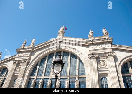 Gare du Nord Paris train station north Stock Photo