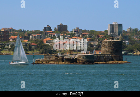 Fort Denison Sydney Harbour New South Wales Australia Stock Photo