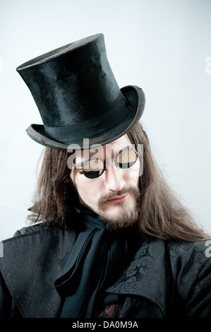 Steampunk portrait Stock Photo