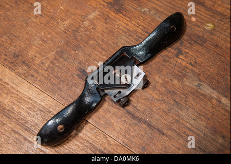 Classic hand wood working tool - Spokeshave plane Stock Photo