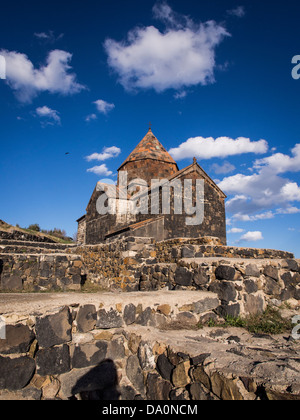 Sevanavank monastic complex on the Kghazi peninsula in Armenia. Stock Photo