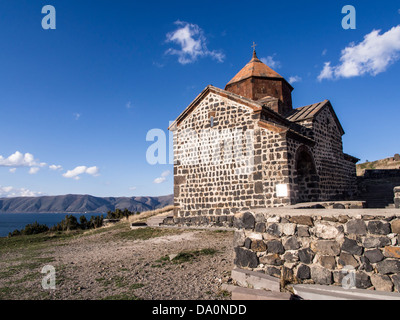 Sevanavank monastic complex on the Kghazi peninsula in Armenia. Stock Photo