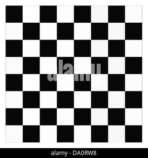 the image of usual black and white chess-board Stock Photo