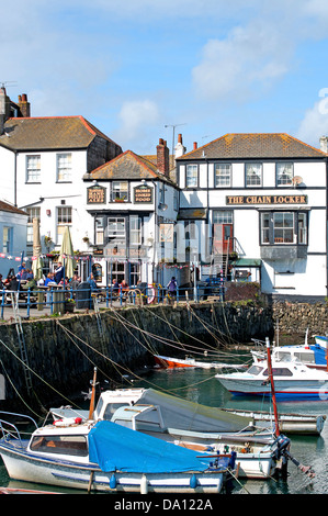 Custom house quay, Falmouth, Cornwall, Uk Stock Photo