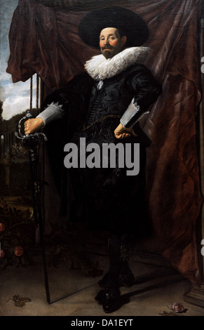 Frans Hals (1580-1666). Dutch painter. Portrait of Willem van Heythuysen (1585-1650). 1625-1630. Stock Photo