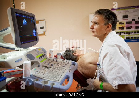 HEART, SONOGRAPHY Stock Photo