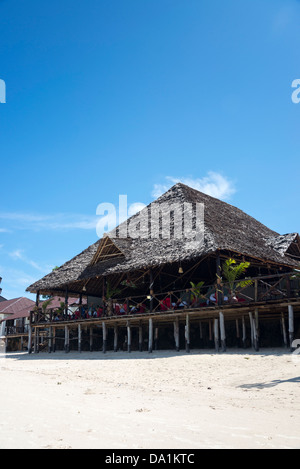 Amaan Beach Bungalows resort, Nungwi beach, Zanzibar, United Republic of Tanzania, East Africa. Stock Photo